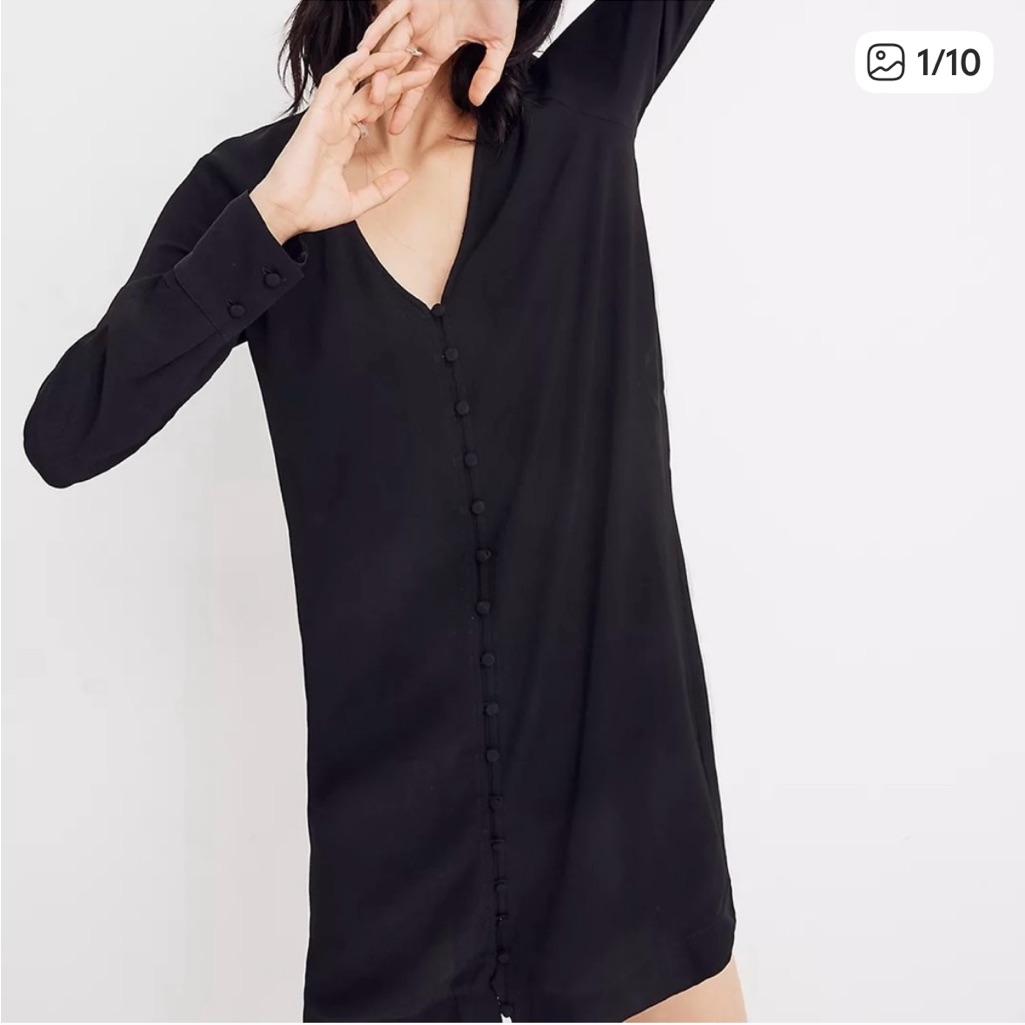 Madewell Black Dress Small